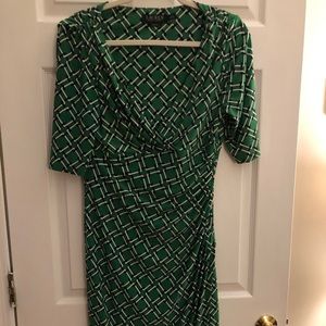 Navy and Kelly Green Ralph Lauren Dress